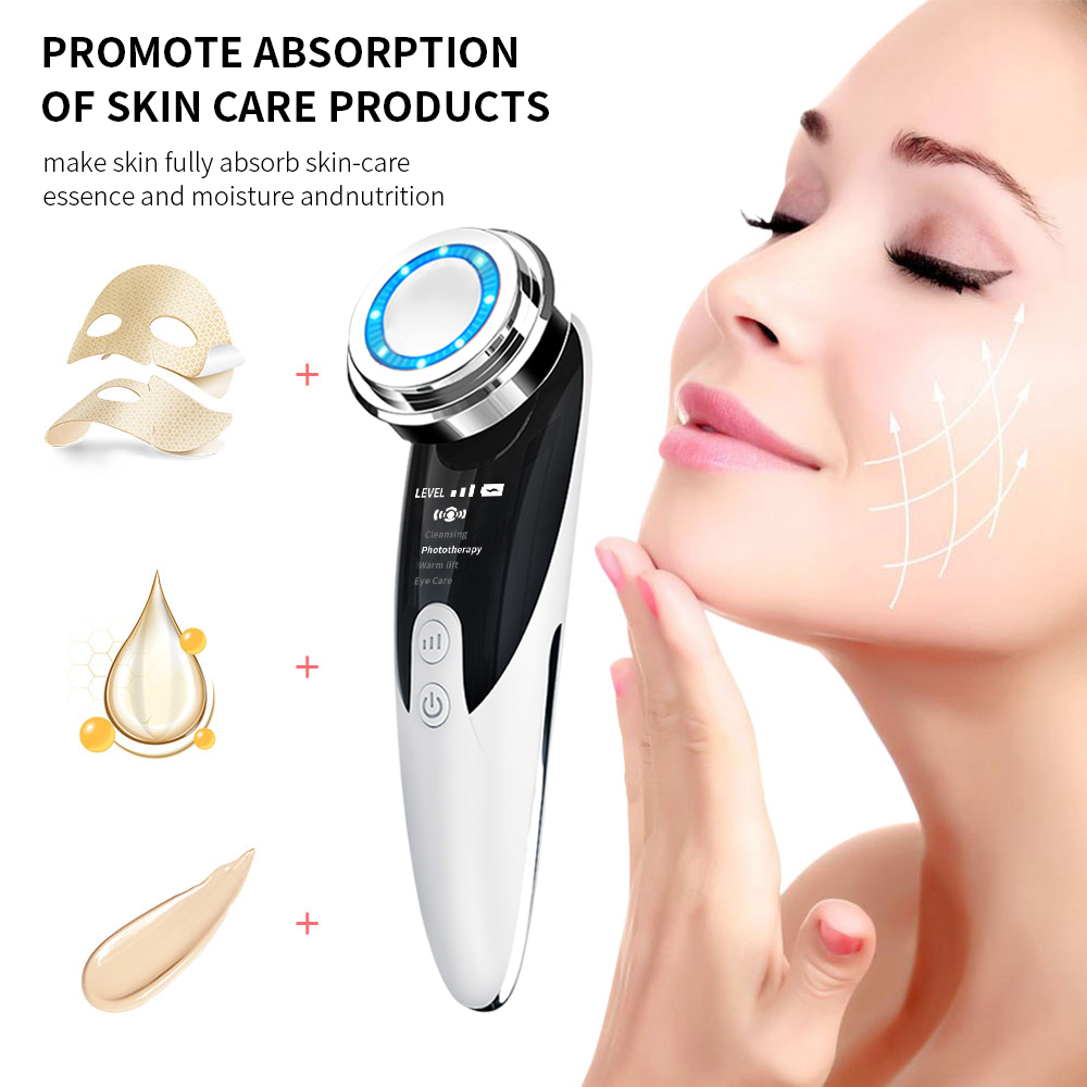 Handheld Multi-function Facial Beauty Massager 2 Συσκευή Φωτοθεραπείας Προσώπου