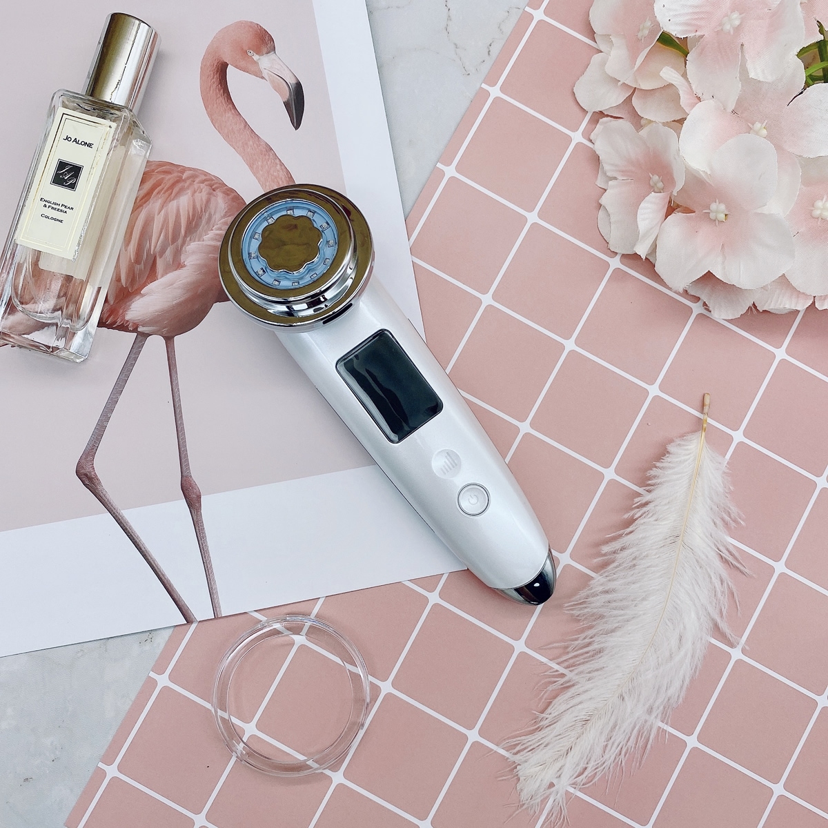 Handheld Multi-function Facial Beauty Massager 6 Φορητή Συσκευή Πολυλειτουργικού Μασάζ & Φωτοθεραπείας Προσώπου